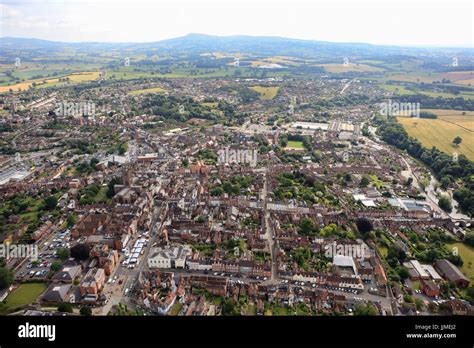 Aerial View Of Ludlow Hi Res Stock Photography And Images Alamy