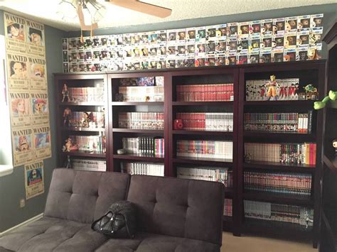 My manga collection room 6 shelves total : r/MangaCollectors