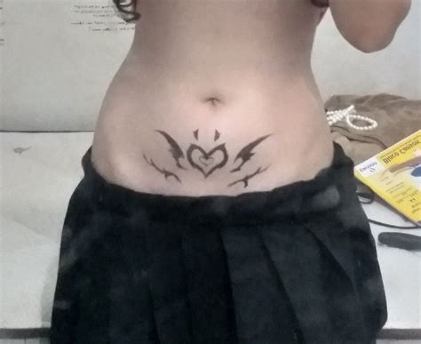 Succubus Tattoo Belly Tattoos Pretty Tattoos Simplistic Tattoos