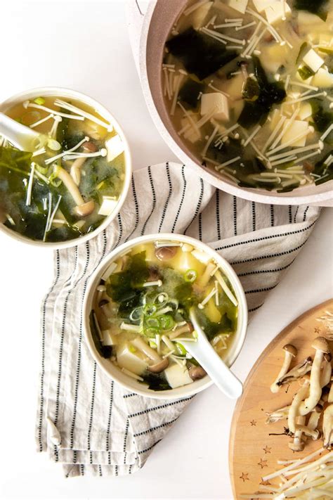 The Best Vegan Miso Soup Easy Healthy Recipe From My Bowl