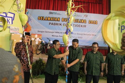 Buka Giling 2022 PTPN X PG Tjoekir Targetkan Produksi Gula 31 751 Ton