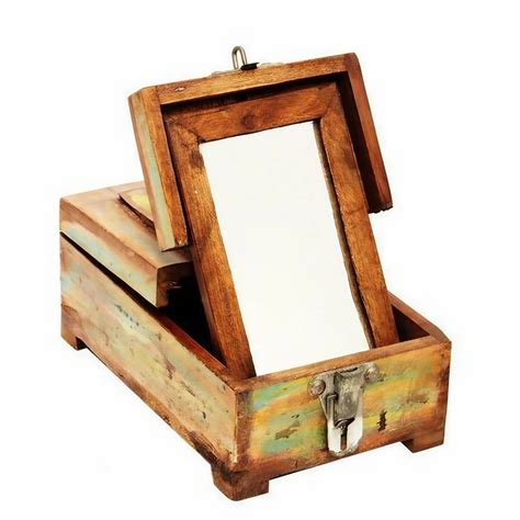 Rectangle Wooden Makeup Box At ₹ 600piece In Jaipur Id 11118425388