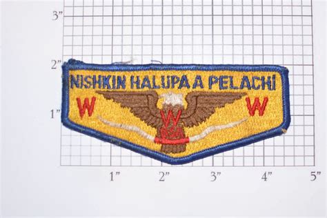 Nishkin Halupa A Pelachi Lodge Order Of The Arrow Sew On Etsy