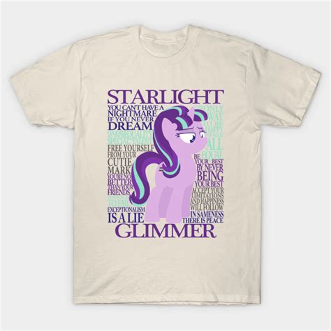 The Many Words Of Starlight Glimmer Glimmer T Shirt Teepublic