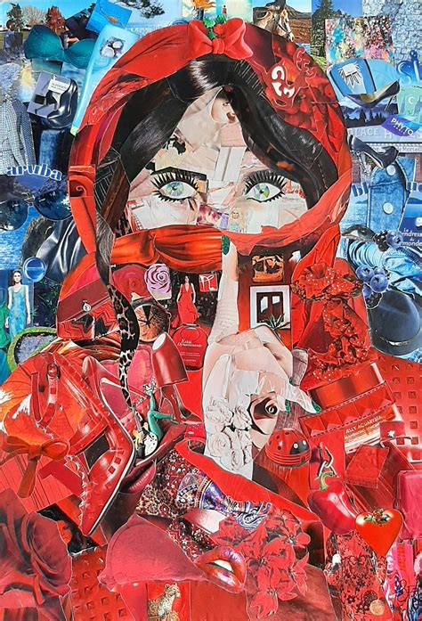 Artstation Collage Made With Magazines