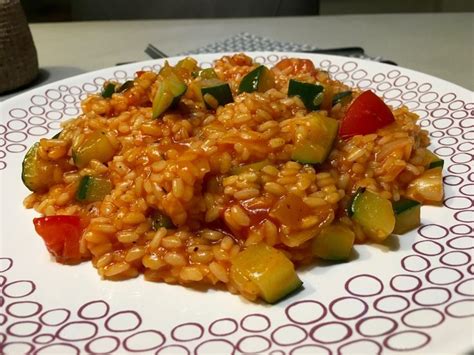 Risotto Met Witte Wijn Courgette En Tomaat Recept Risotto Voedsel