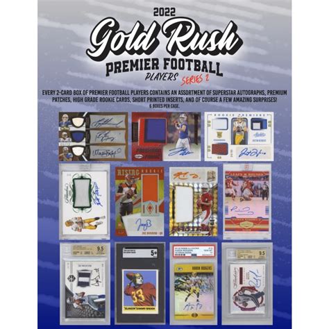 2022 Gold Rush Premier Football Players Series 2 Box Steel City