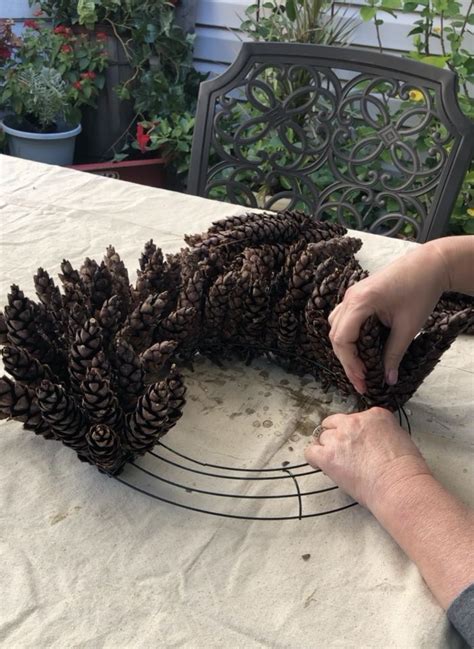 Pinecone Wreath Tutorial Craftsy Soul