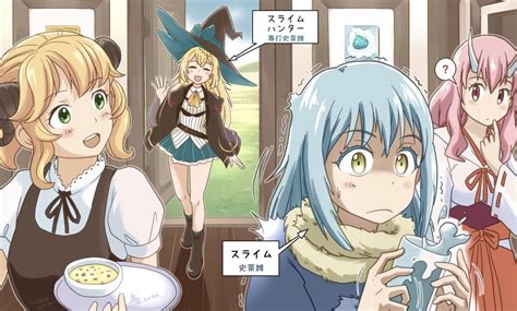 Rimuru Tempest Shuna Aizawa Azusa And Aletta Tensei Shitara Slime