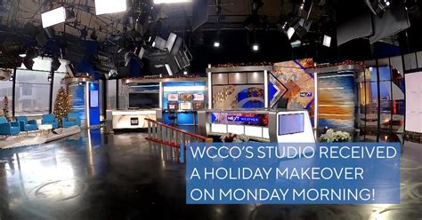 Wcco Studio Gets A Holiday Makeover Cbs Minnesota