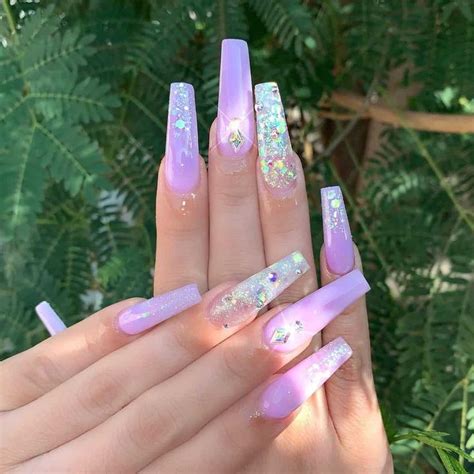 Top Prettiest Lavender Nail Design Ideas Update Purple And