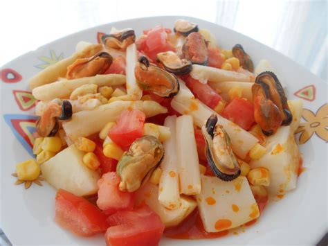 512 Receta ENSALADA DE PATATAS MEJILLONES Y ESPARRAGOS Mayte En La