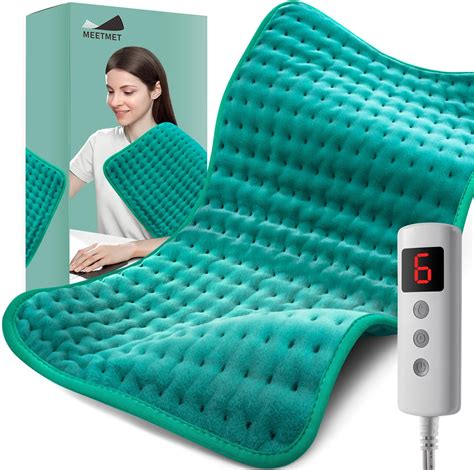 Meetmet Heating Pad For Back Neck Shoulder Pain And