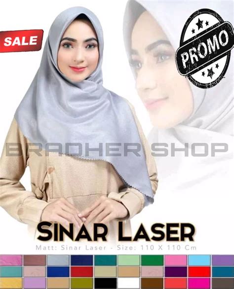 Hijab Shinar Glamour Ansania Sonic Laser Cut Warna Terlengkap UKURAN