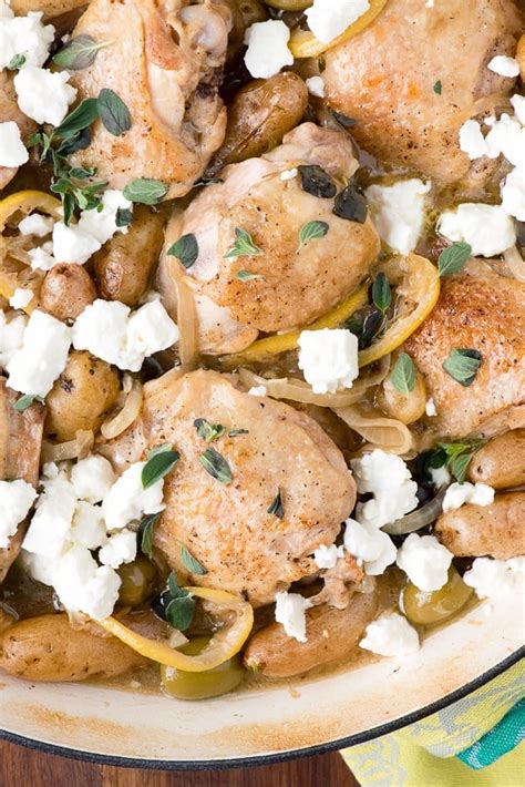 Lemony One Pot Greek Chicken Thighs Boulder Locavore