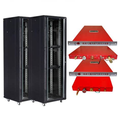 Red High Performance Rack Fire Suppression Unit For Industrial Fire