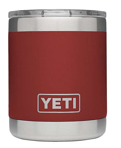 Yeti Rambler Lowball Oz Brick Red