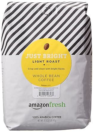 Amazon Amazonfresh Just Bright Whole Bean Coffee Light Roast