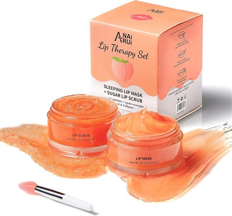 Anai Rui Lip Mask Lip Scrub Set Lip Care Kit Lip Sleeping Mask