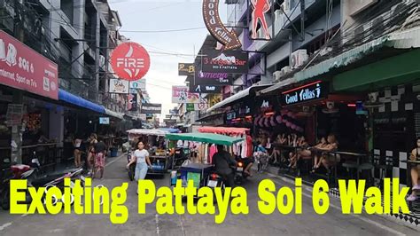 Exciting Walk On Soi Soi Street Views In Pattaya Thailand