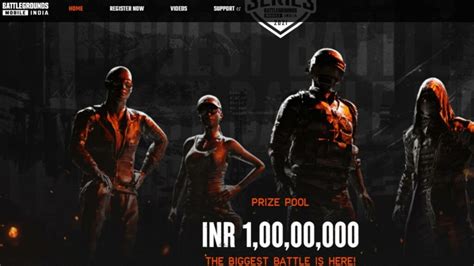 Battlegrounds Mobile India Series 2021 Registration Guide Format