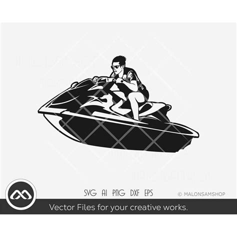 Jet Ski Svg Silhouette 1 Jet Ski Svg Jet Ski Clipart Bea Inspire