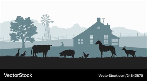 Farm Silhouette