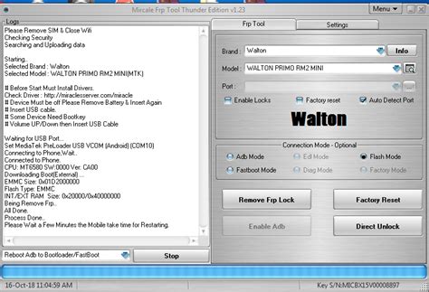 Walton Primo Rm Mini Frp Lock Remove Done Gsm Forum