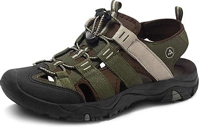 ATIKA Men S Outdoor Hiking Sandals Closed Toe Athletic Sport Sandals