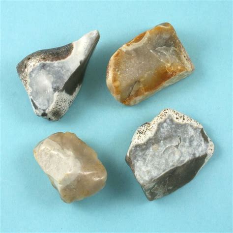 Circle Stones™ Crop Circle Flint Tumbled And Polished Crystal Healing