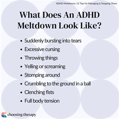 How To Cope With Adult Adhd Meltdowns