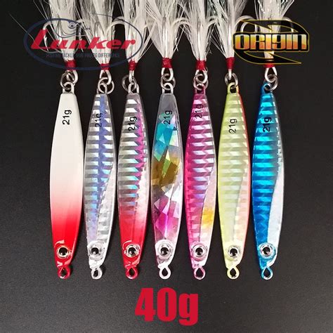 Lunker Metal Shore Jig 40g Gun Microjigging Ima Origin Long Cast