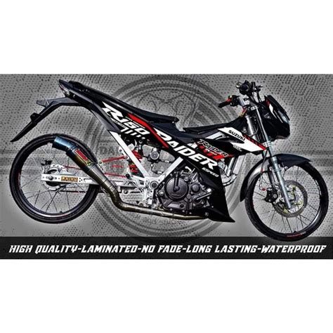 RAIDER 150 FI Stock Decal Sticker Shopee Philippines