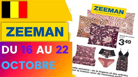 Folder ZEEMAN Du 16 Au 22 Octobre 2021 Arrivage BELGIQUE YouTube