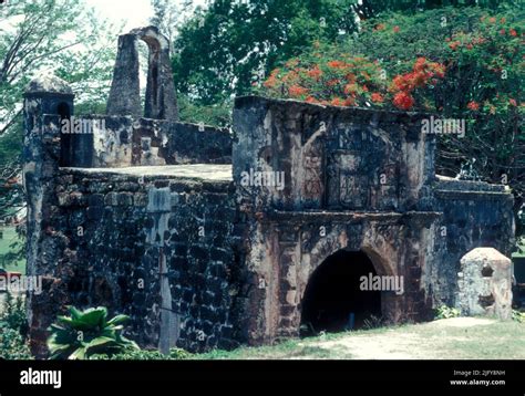 The old fort in Malacca was constructed in 1511 by the Portuguese ...