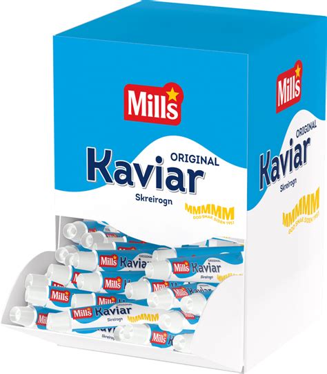 Mills Kaviar Kuverttube 12 G Displayeske Mills Proff Partner