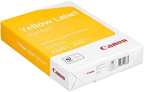 Canon Wop512 Yellow Label Standard Pefc 80 Gm Copier And Printer Paper