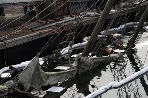 40 Foot Replica Pirate Sailboat Sinks In Long Beach Harbor Daily News