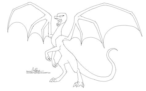 Evil Dragoness Base By Goldentigerdragon On Deviantart