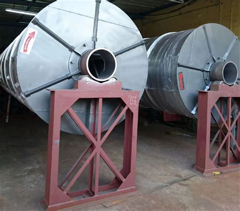 Stainless Steel Coated Rotary Drum Dryer Automation Grade Automatic