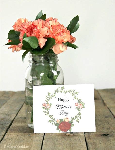 Free Printable Mother's Day Card | Mothers day cards, Free printable ...