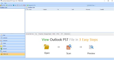 Pst File Viewer Open Outlook Pst Files And Read Emails With Attachment