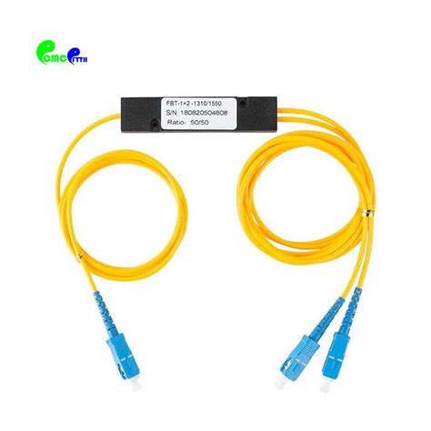 X Fused Biconic Taper Coupler Sc Ftth Products Fiber Optic Splitter