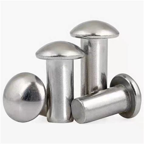 Stainless Steel Copper Flat Head Round Head Solid Rivets China Rivet And Blind Pop Rivets