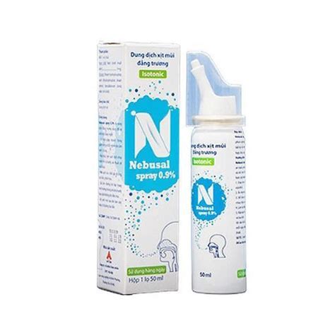 Dung dịch xịt mũi đẳng trương Nebusal spray 0 9 hộp 1 chai 50ml