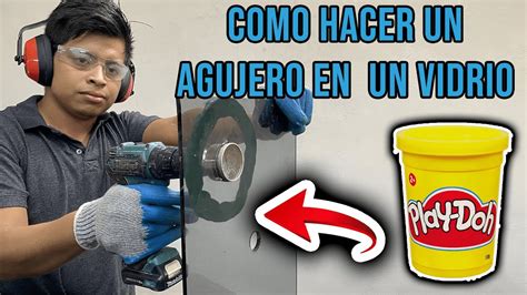 Cómo hacer un agujero en un cristal para aire acondicionado