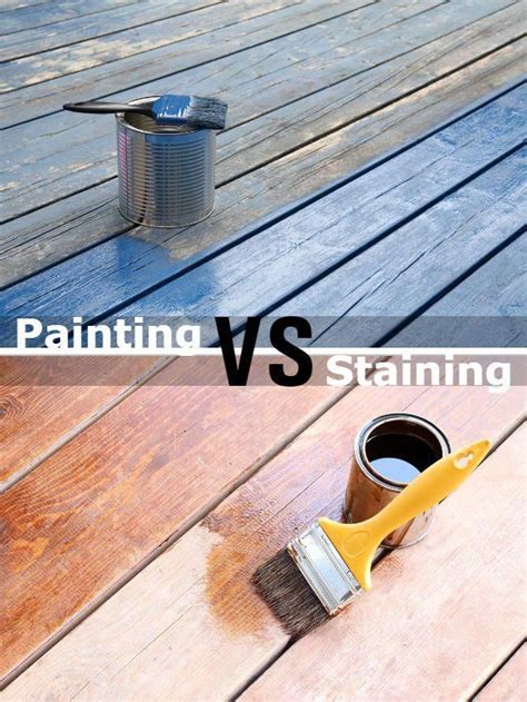 Painting Vs Staining A Deck The Better Finish For Your Structure