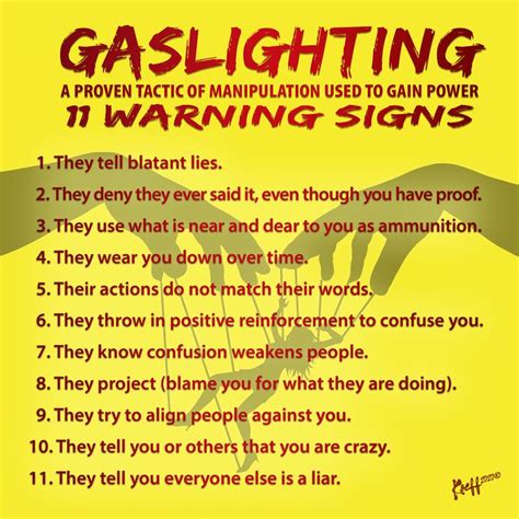 Gaslighting Warning Signs Meme By Wordleman Memedroid The Best