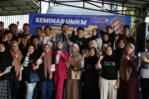 Fasilitasi Anak Muda Crivisaya Ganjar Gelar Seminar Bertajuk Umkm Di