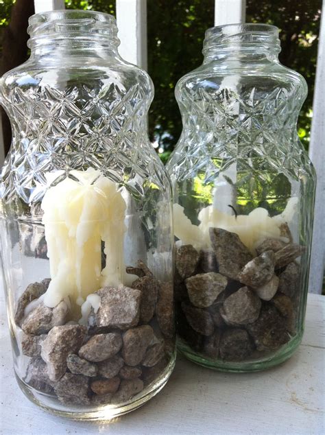 Pin By Rebbecca Kaplan On Upcycled Glass Jars Upcycle Glass Diy